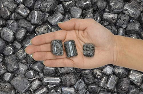 Fantasia Hand Polished Larvikite Stones 12 lb
