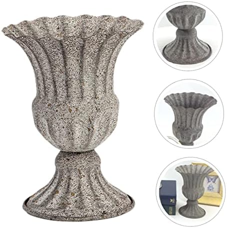 Creative Wrought Iron Flower Pot Vintage Dried Flower Vase for Unique Home Decor