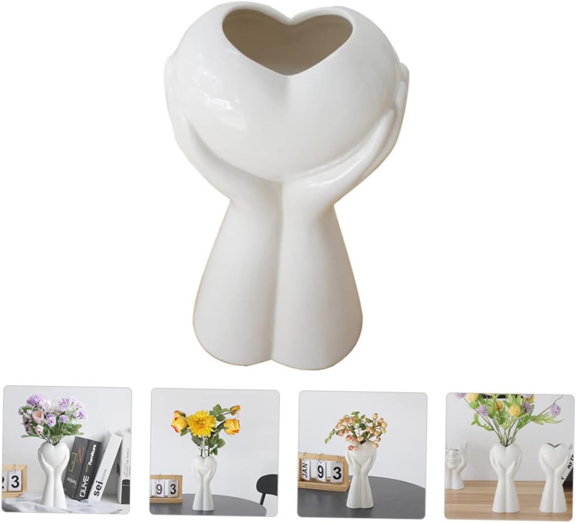 MERRYHAPY Ceramic Vase for Dried Flowers Nordic Style Home Decor