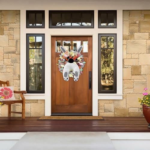 Easter Bunny Butt Wreath Kit Plush Decor