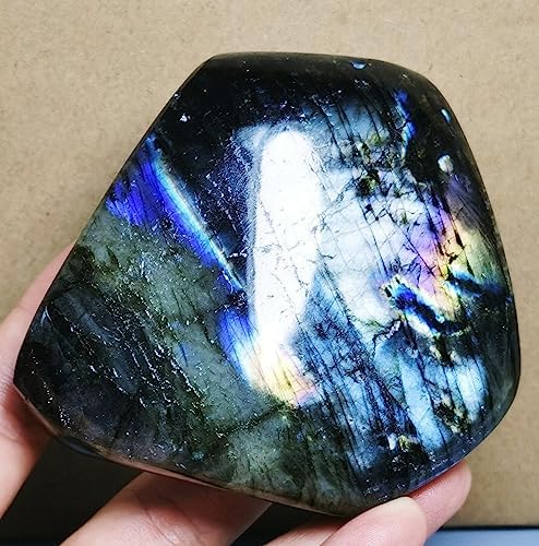 Polished Blue Flash Labradorite Reiki Stone for Healing