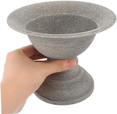 POPETPOP Vintage Metal Flower Vase for Home Decor