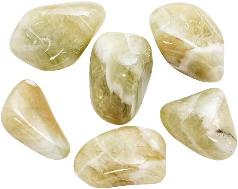 Prasiolite Tumbled Stones Set Medium