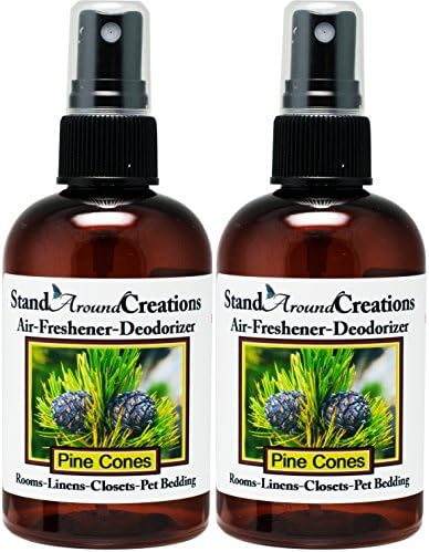 Set of 2 Pine Cone Scented Room Spray Deodorizer