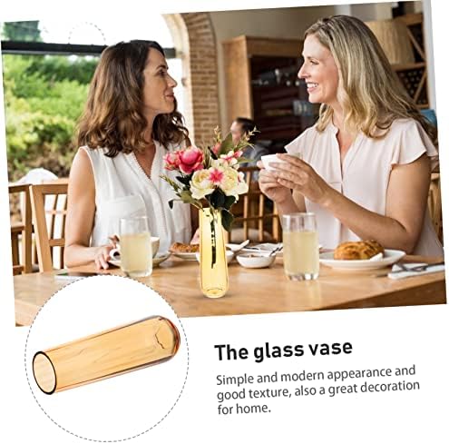 Elegant Glass Flower Vase for Home Decor and Centerpieces