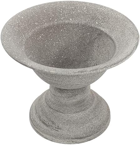 POPETPOP Vintage Metal Flower Vase for Home Decor