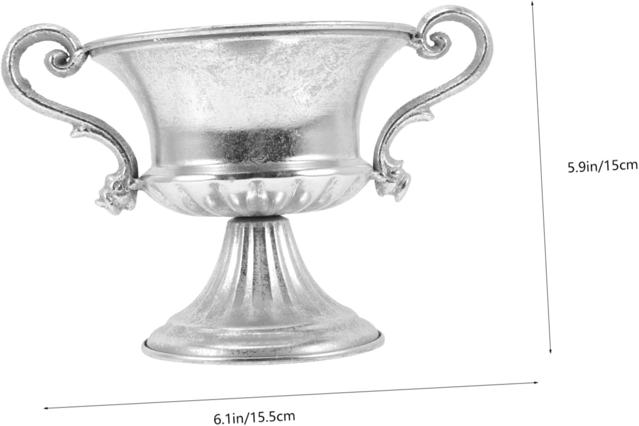 SUPVOX Vintage Iron Flower Vase for Home Decor