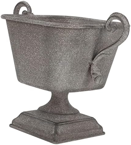 VICASKY Vintage Iron Flower Pot Grey