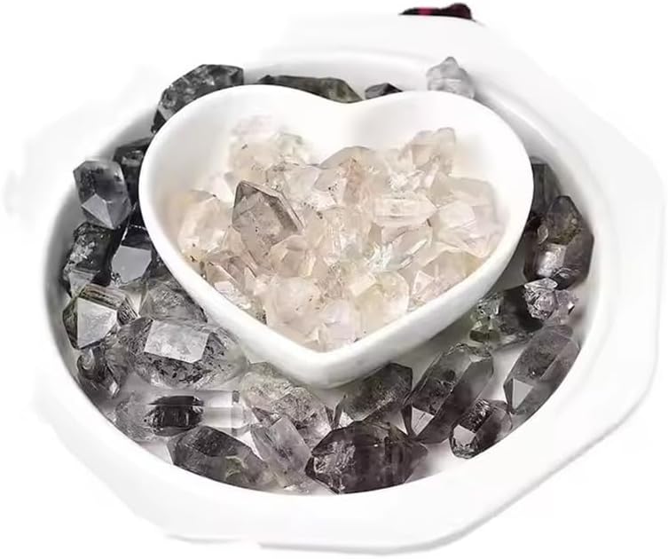 Natural White Crystal Herkimer Diamond Healing Stones 500g