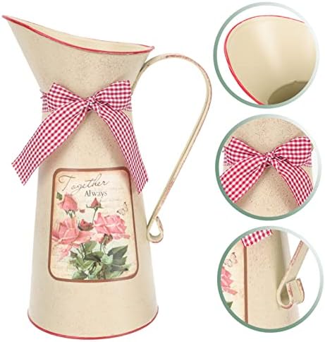 Balacoo Vintage Flower Bucket Rustic Decorative Vase