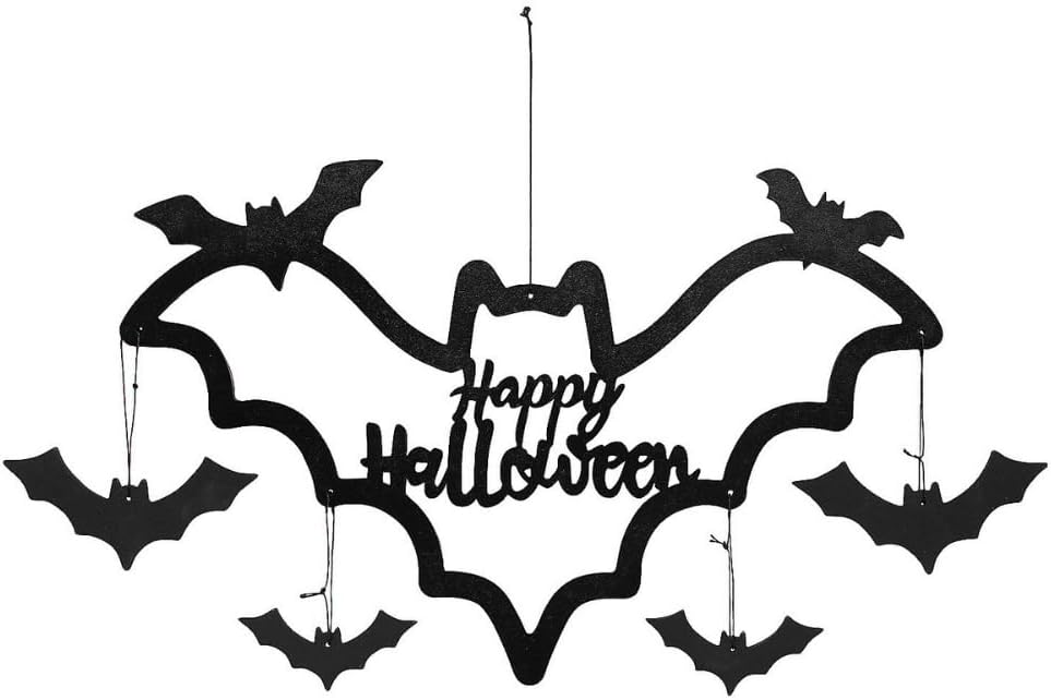 Fun Express Happy Halloween Bat Wreath 1