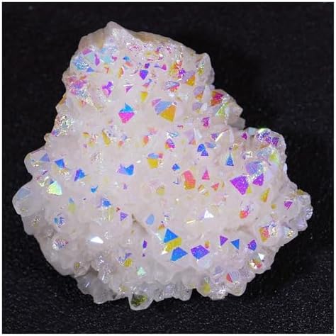 White Angel Aura Quartz Cluster Home Decor 1