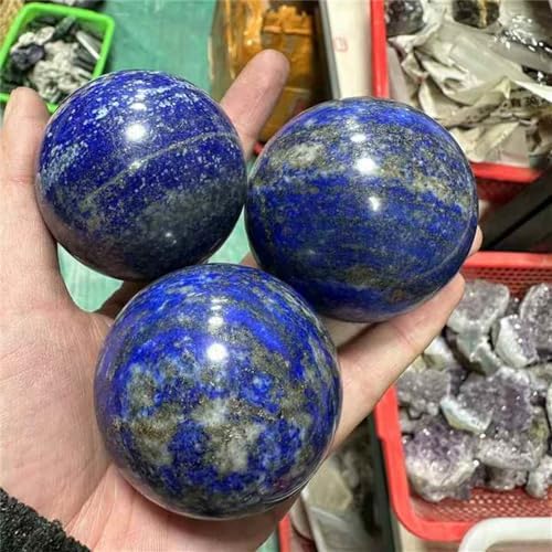 Lapis Lazuli Healing Crystal Ball Indoor Fountain Stone 75mm-80mm