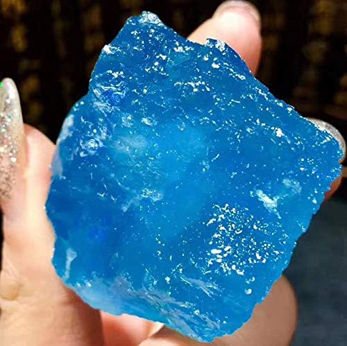 FIDEMM Natural Sea Sapphire Crystal Rough Stone 80-90g