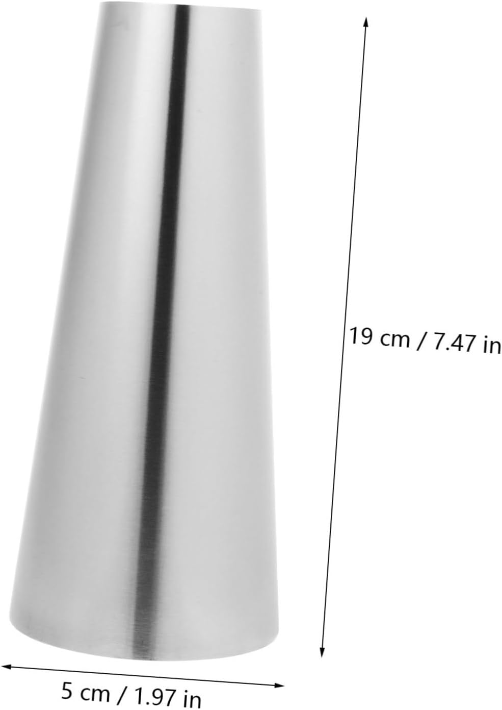 Happyyami Decorative Flower Vase Stainless Steel Tabletop Planter