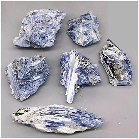 FIDEMM Natural Cyanite Quartz Crystal Cluster Rough Stone for Decoration