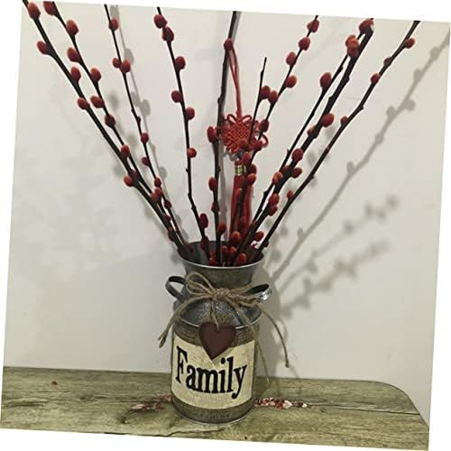 Balacoo Iron Flower Pot Handle Rustic Vintage Vase