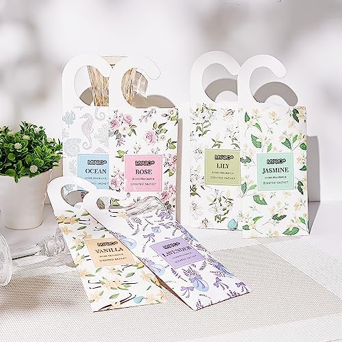 MYARO Scented Sachets 12 Pack Drawer Closet Air Freshener