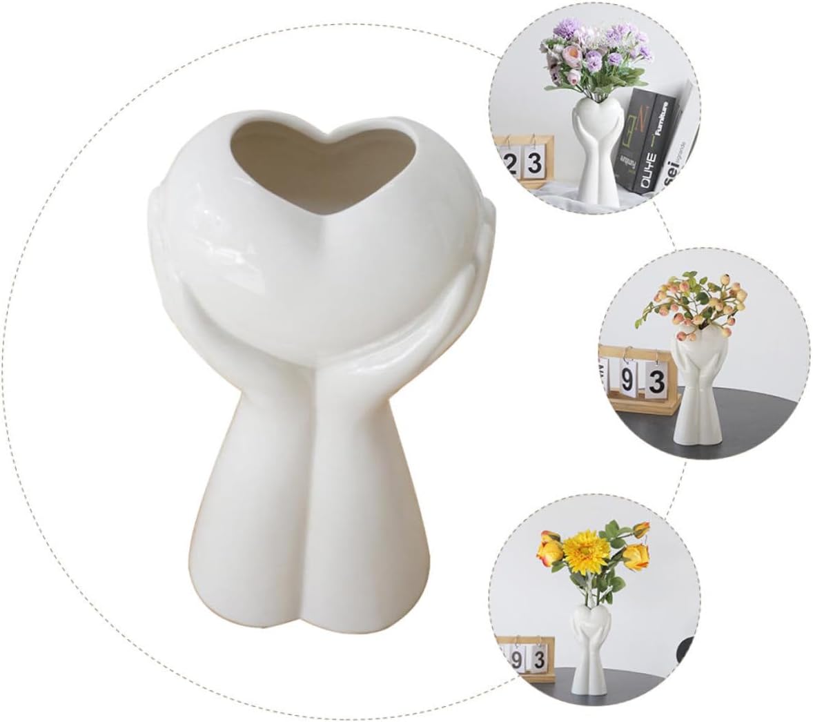 Nordic Style Ceramic Flower Vase for Home Decor