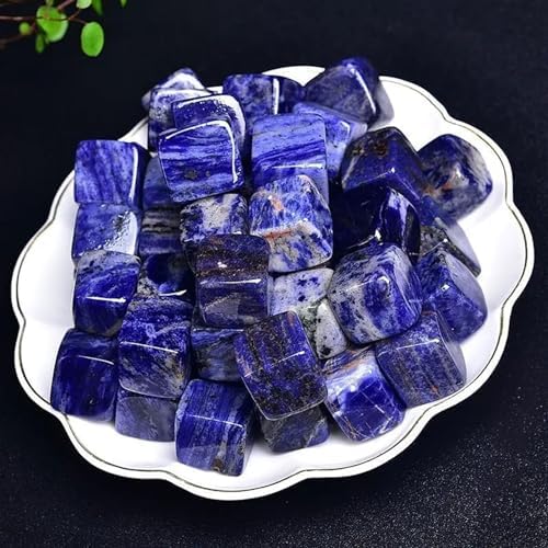 Beautiful Natural Blue Stripe Crystal Stones for Home Decor and Aromatherapy