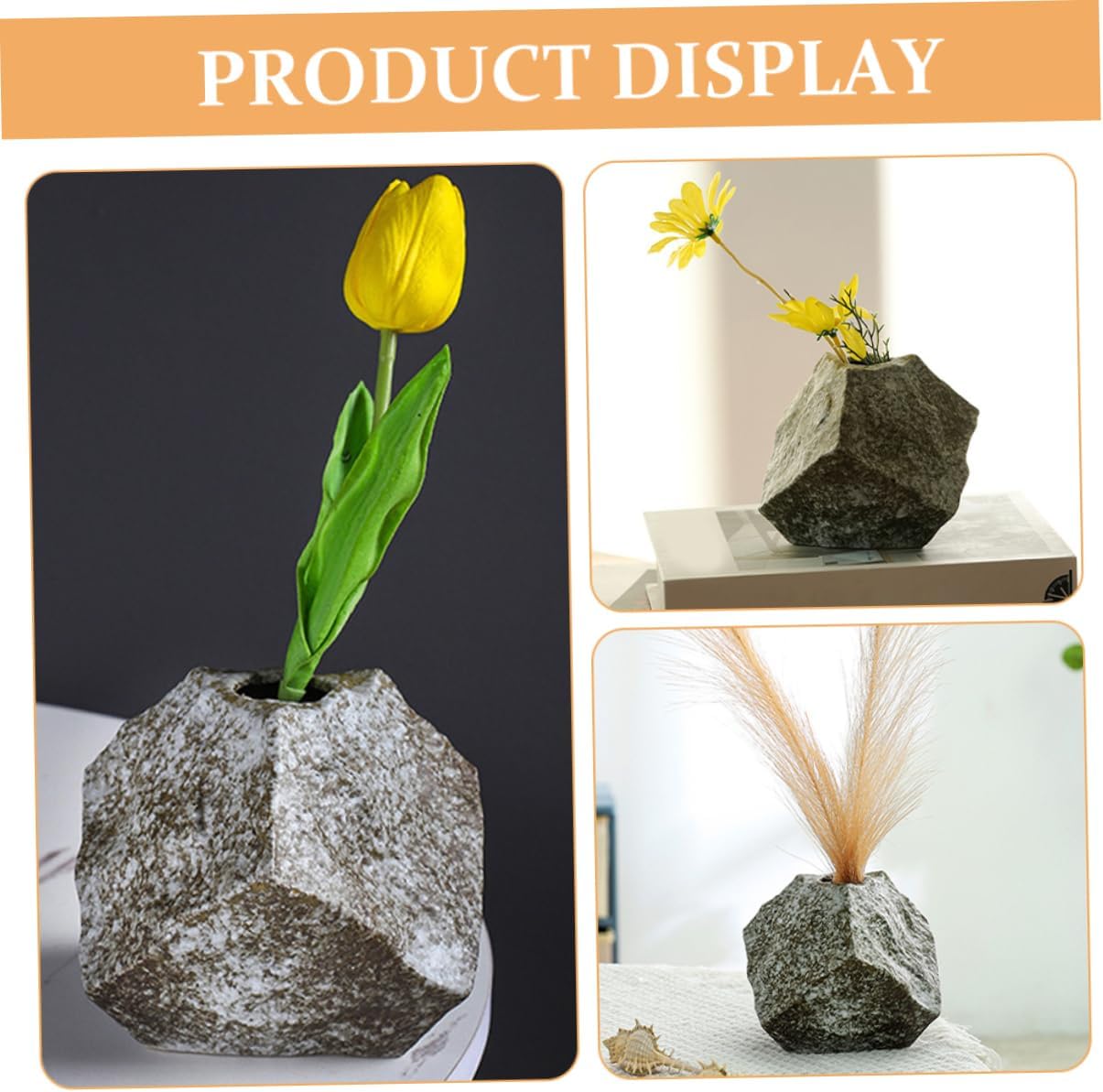 ERINGOGO Artistic Ceramic Vase for Decor Modern Aesthetic Flower Arrangement