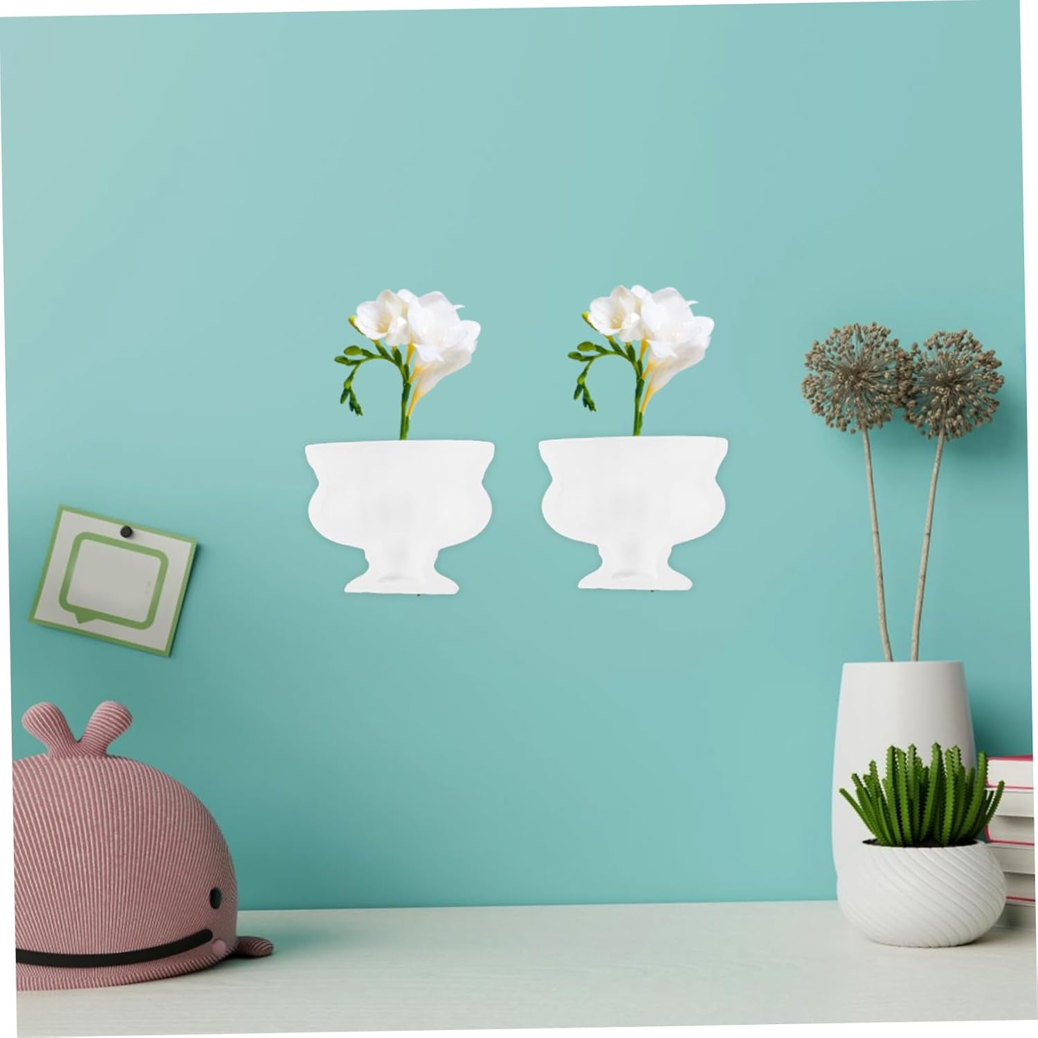 MERRYHAPY Half Vase Flower Pot Retro Planter for Home Decor