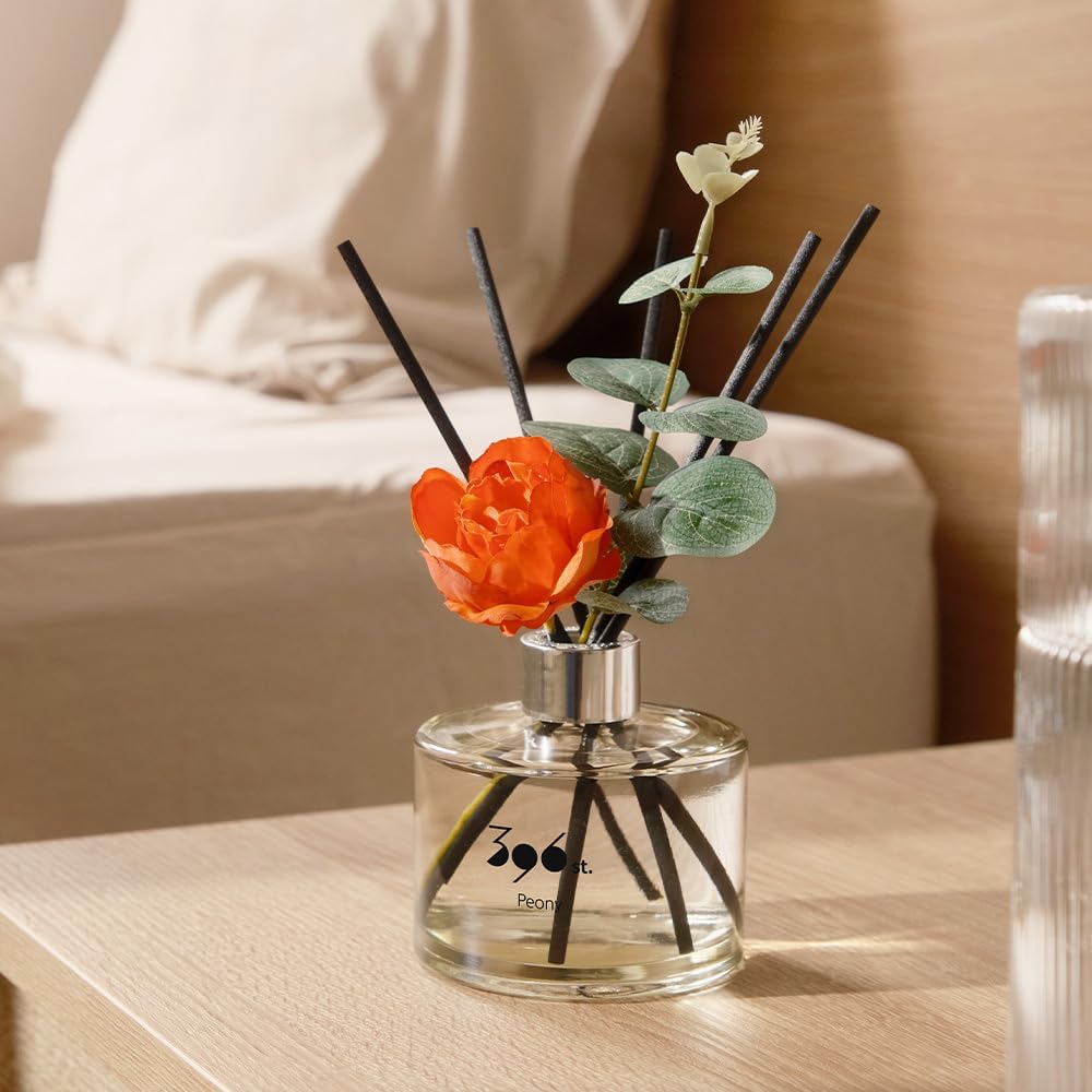 396 St Peony Flower Reed Diffuser Set 200ml