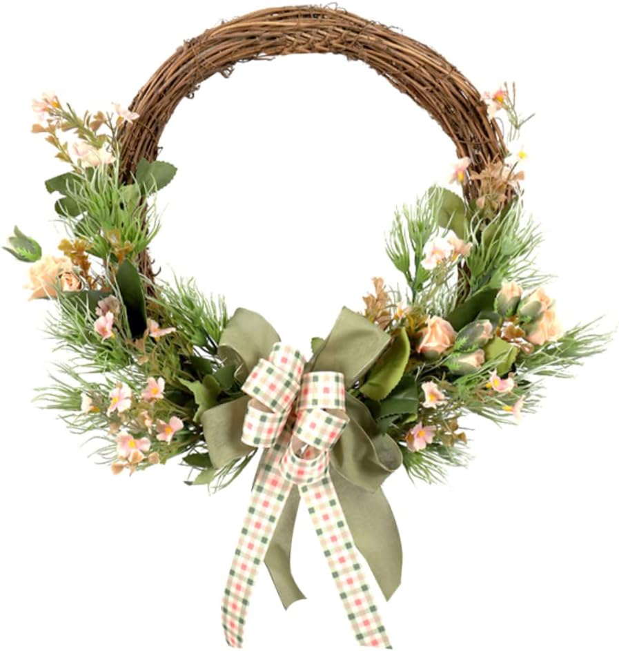 1pc Lifelike Artificial Wreath for Front Door Decor