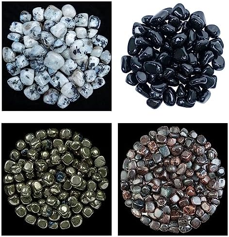 ZAICUS Tumbled Stones Crystal Bulk Set for Feng Shui and Healing