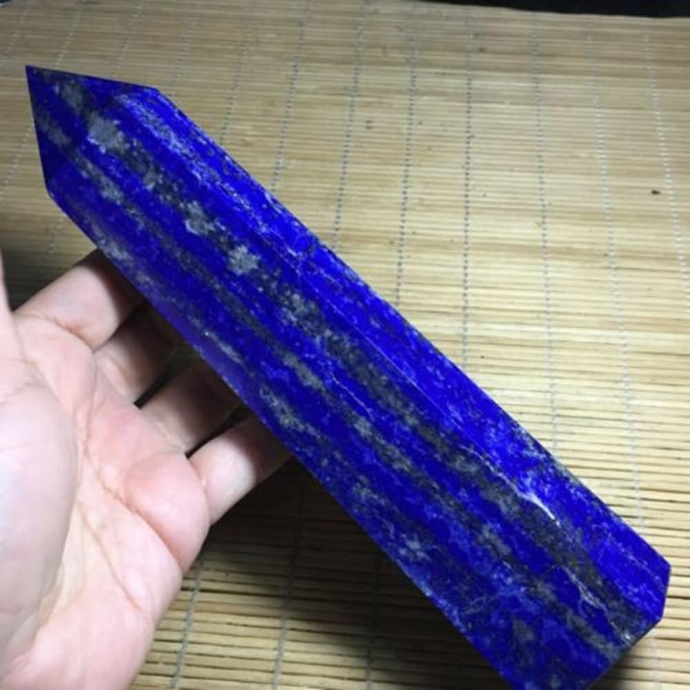 KatLin Natural Lapis Lazuli Quartz Crystal Healing Wand