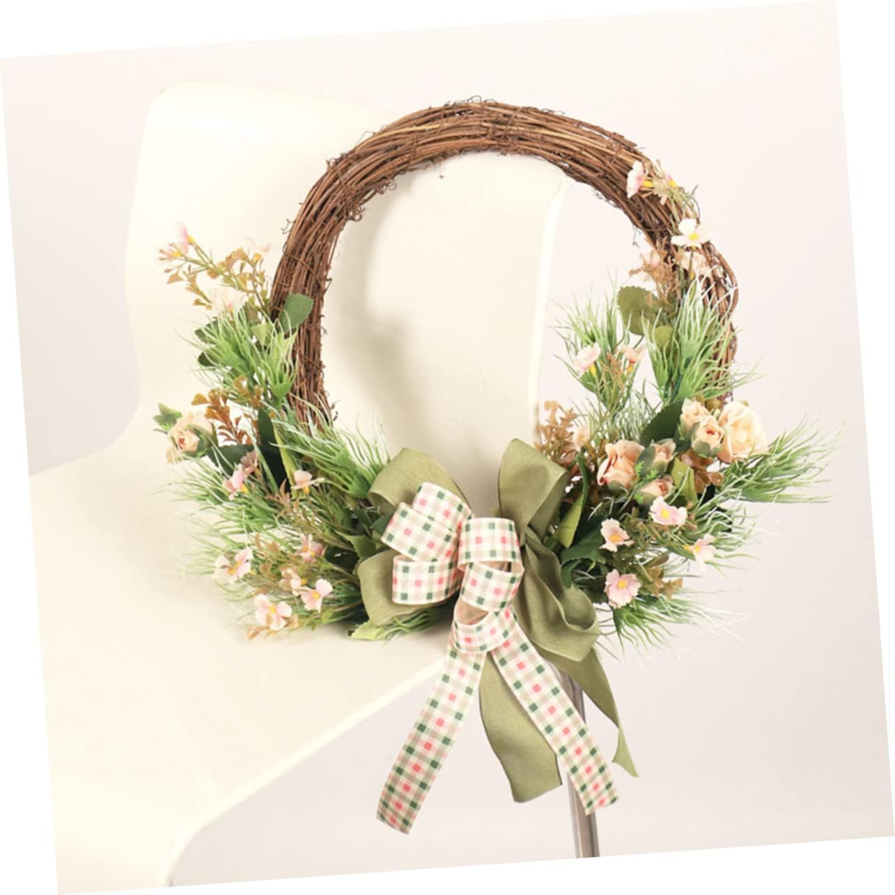 1pc Lifelike Artificial Wreath for Front Door Decor
