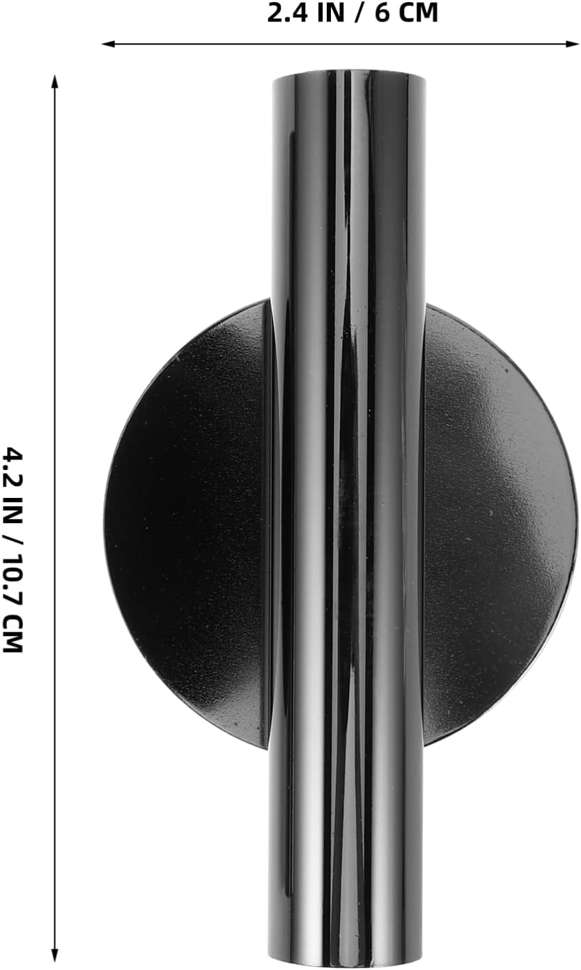 Ciieeo 2pcs Wall-Mounted Metal Flower Vase for Indoor Decor