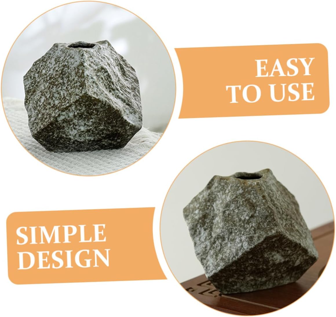 ERINGOGO Artistic Ceramic Vase for Decor Modern Aesthetic Flower Arrangement