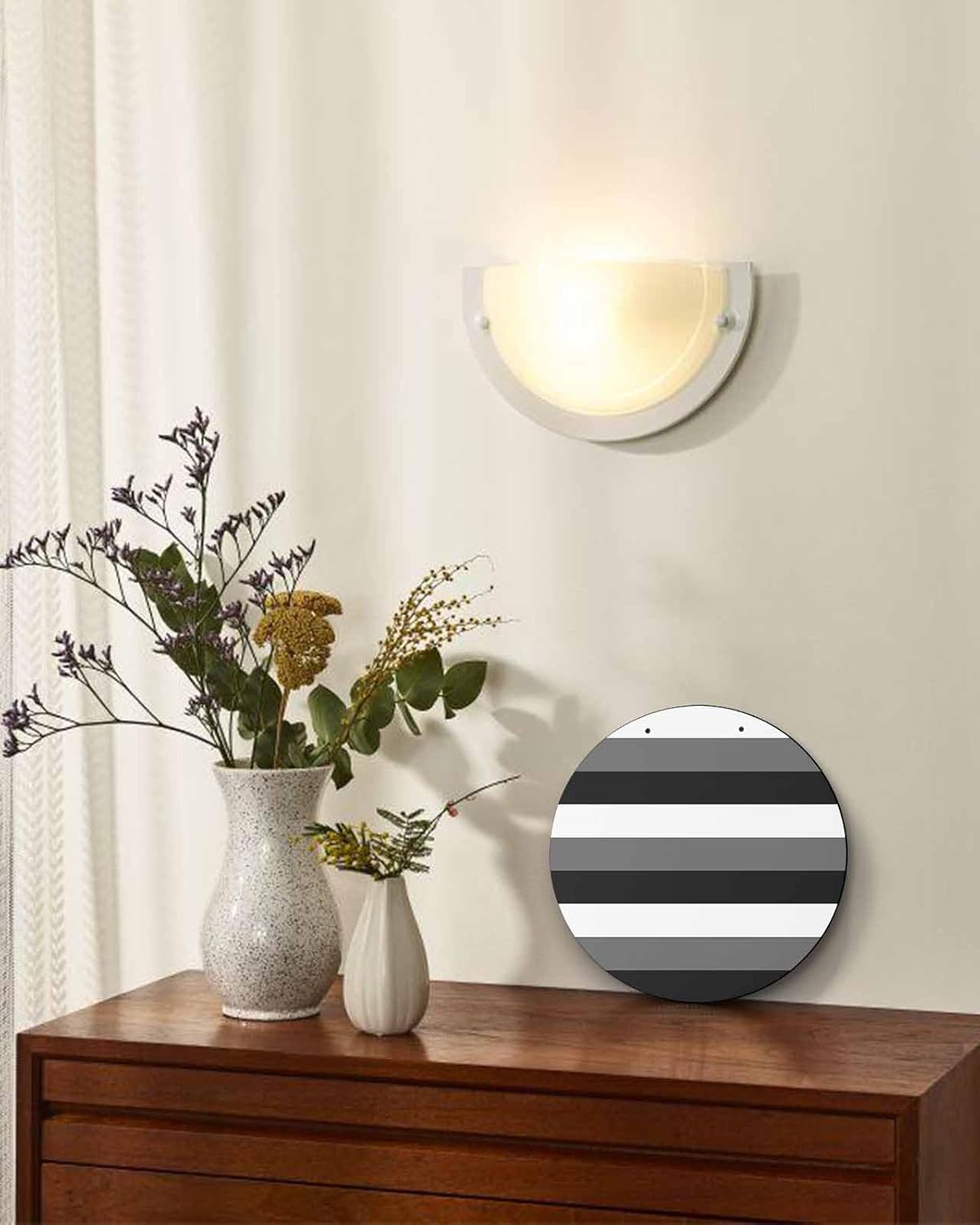 Modern Stripes Welcome Sign for Front Door Decor