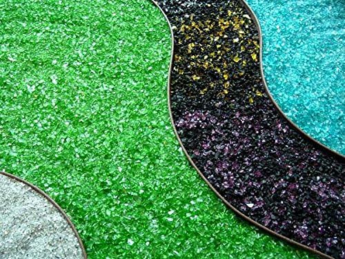 Crystal Green Landscape Glass Medium 10 Lb Bag 1