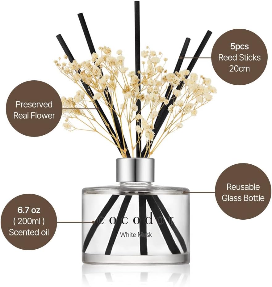 Cocodor Garden Lavender Reed Diffuser Set 2 Pack