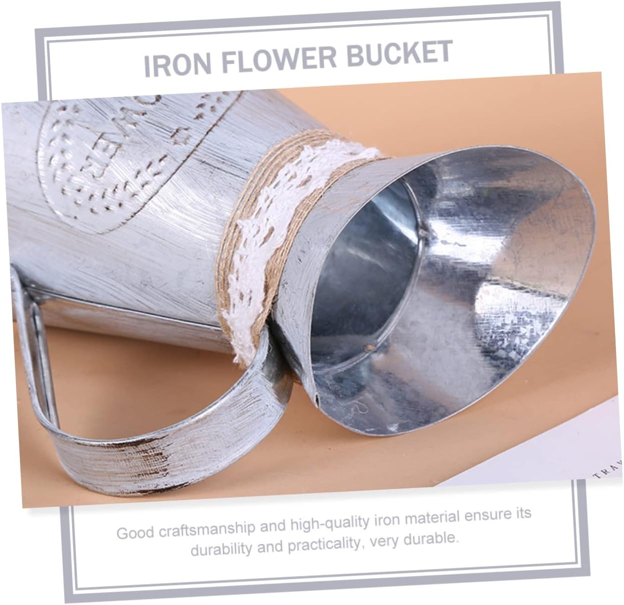 Vintage Floral Vase for Rustic Decor