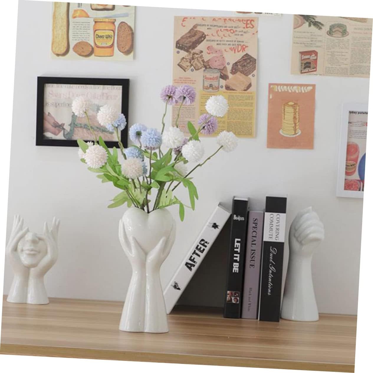 Nordic Style Ceramic Flower Vase for Home Decor