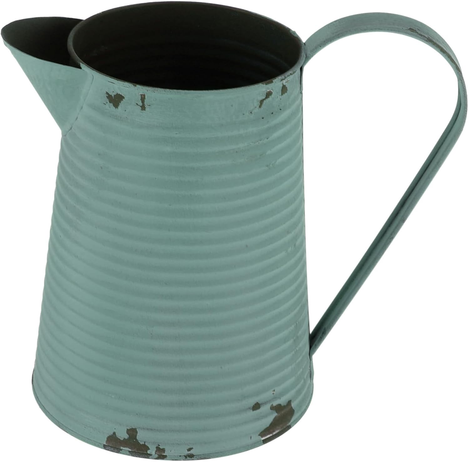 Antique Flower Vase Iron Decor Pitcher for Home