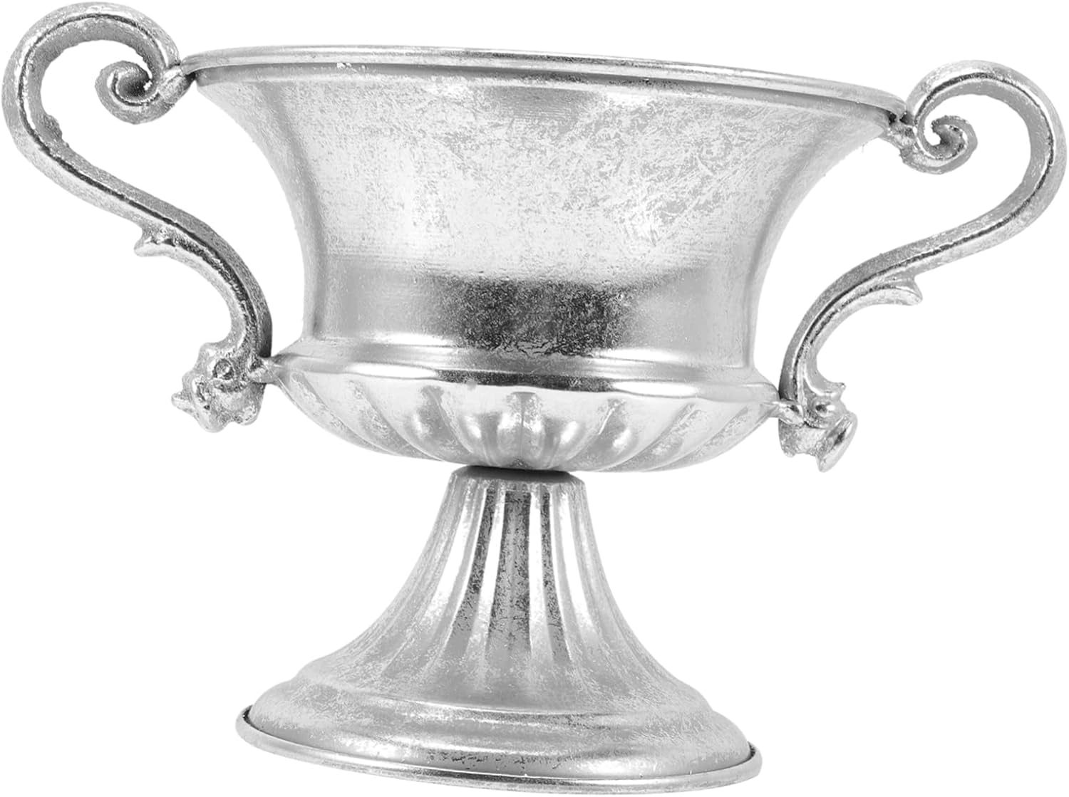 Unique Surface Silver Vase Decor for Plant and Flowers