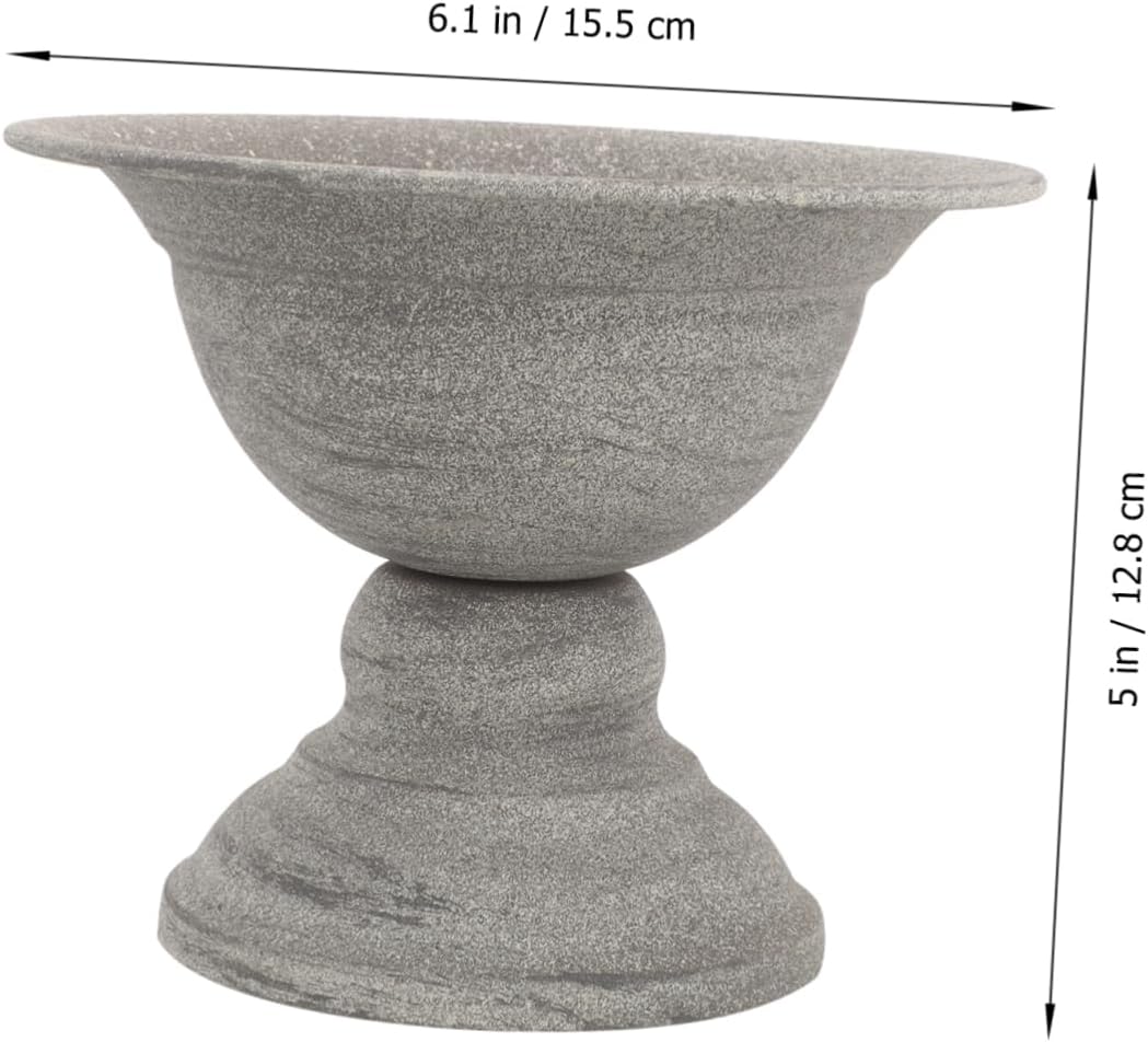 UPKOCH Vintage Metal Flowerpot for Dried Flowers Decorative Vase for Home Decor and Weddings