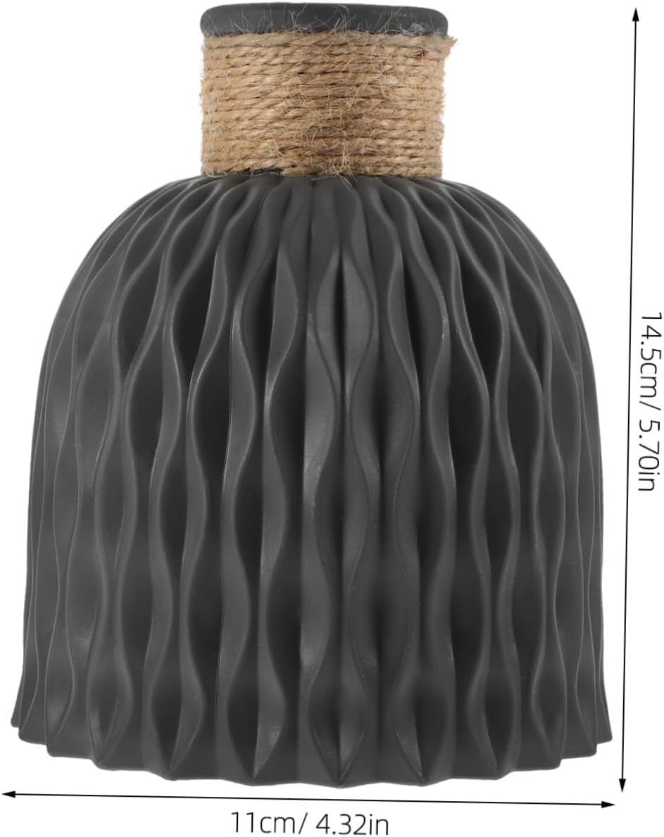 VOSAREA Pineapple Grain Flower Vase 10 Tall