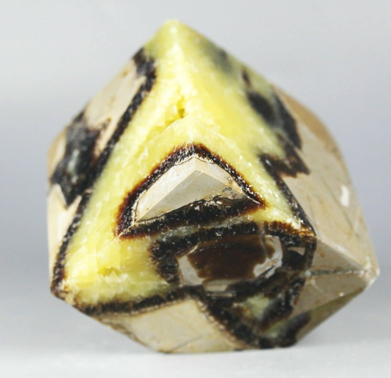 Polished Dragon Septarian Cube Reiki Stone 310G