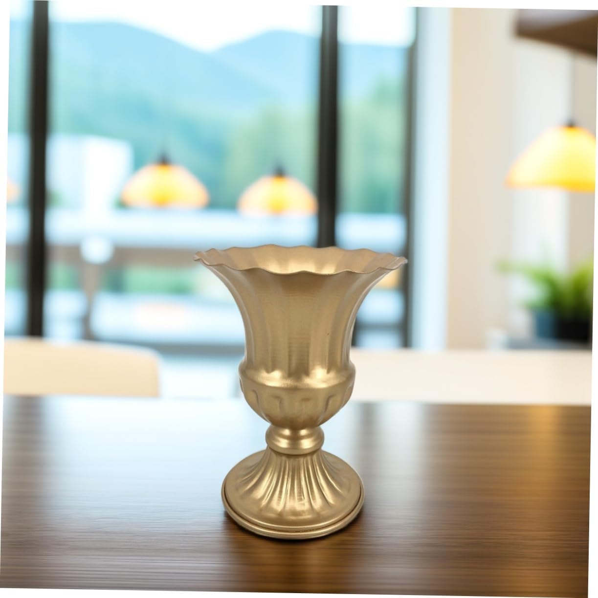 BESPORTBLE Vintage Metal Rustic Flower Vase for Home and Wedding Decor