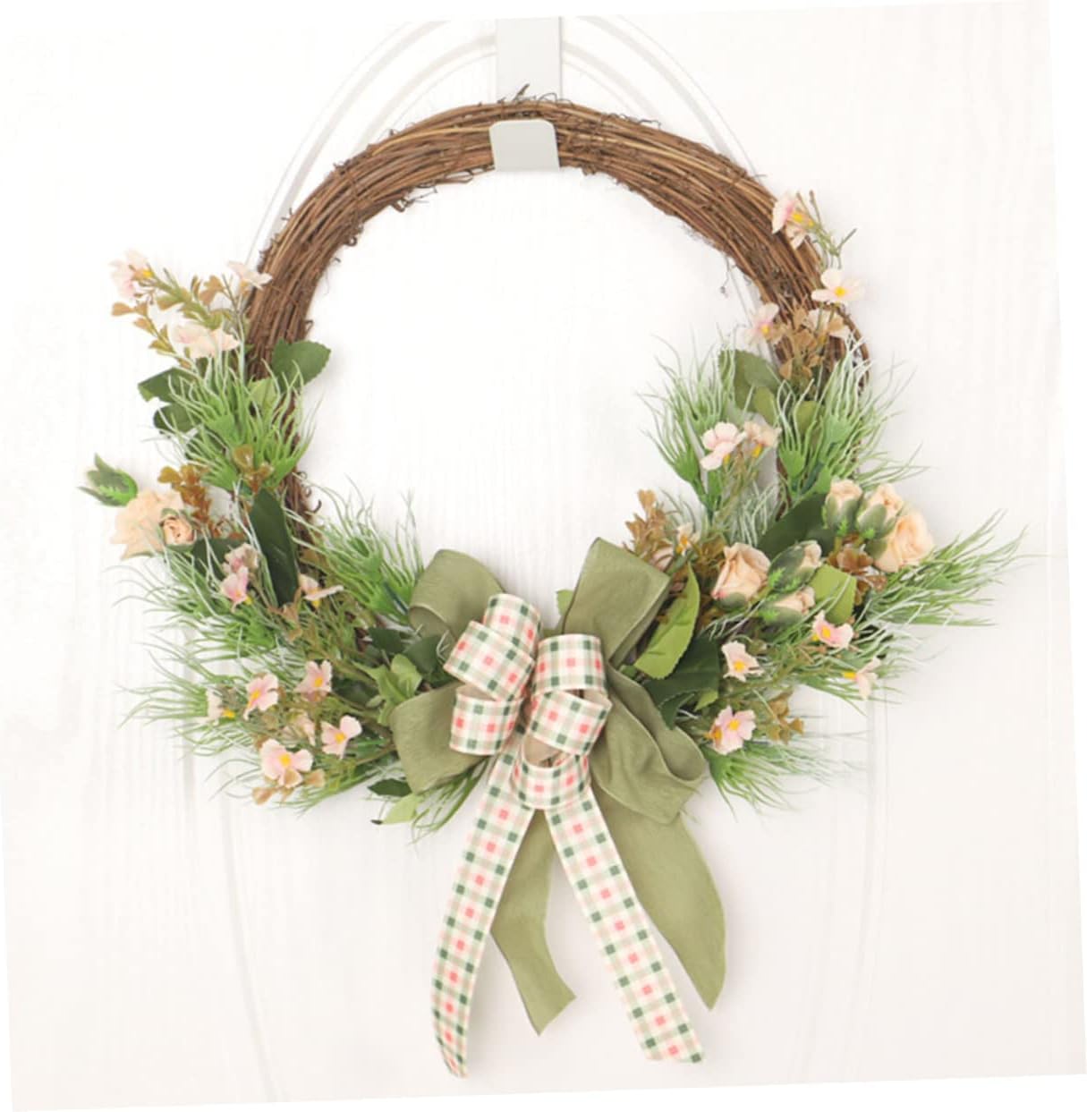 PRETYZOOM Realistic Artificial Wreath for Home Decor and Celebrations