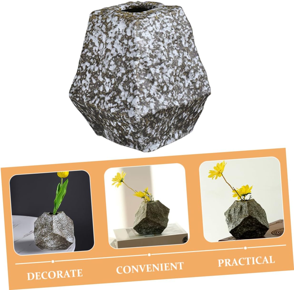 ERINGOGO Artistic Ceramic Vase for Decor Modern Aesthetic Flower Arrangement