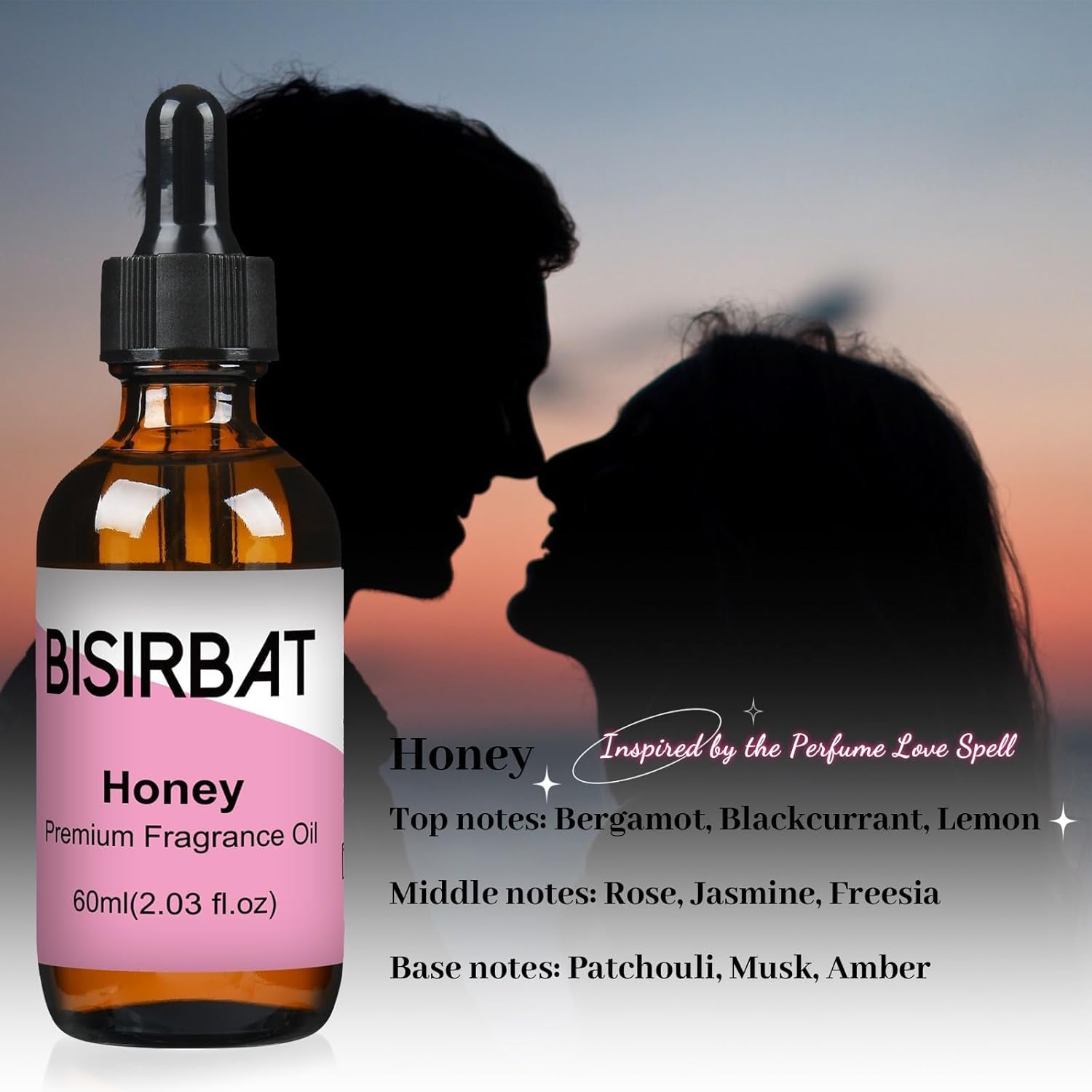 Bisirbat Ladies Fragrance Oil Set Paris Honey 60mlx2