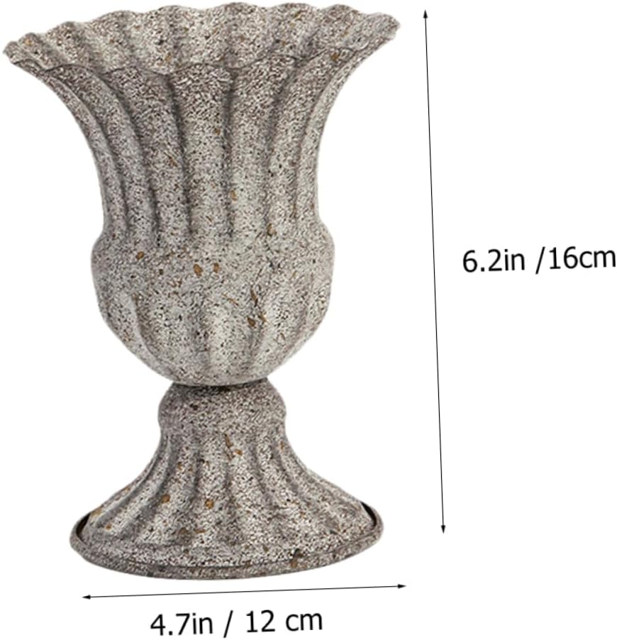 Creative Wrought Iron Flower Pot Vintage Dried Flower Vase for Unique Home Decor