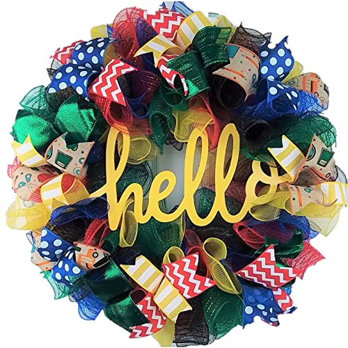 Teacher Christmas Gift Customizable Classroom Door Decor Wreath