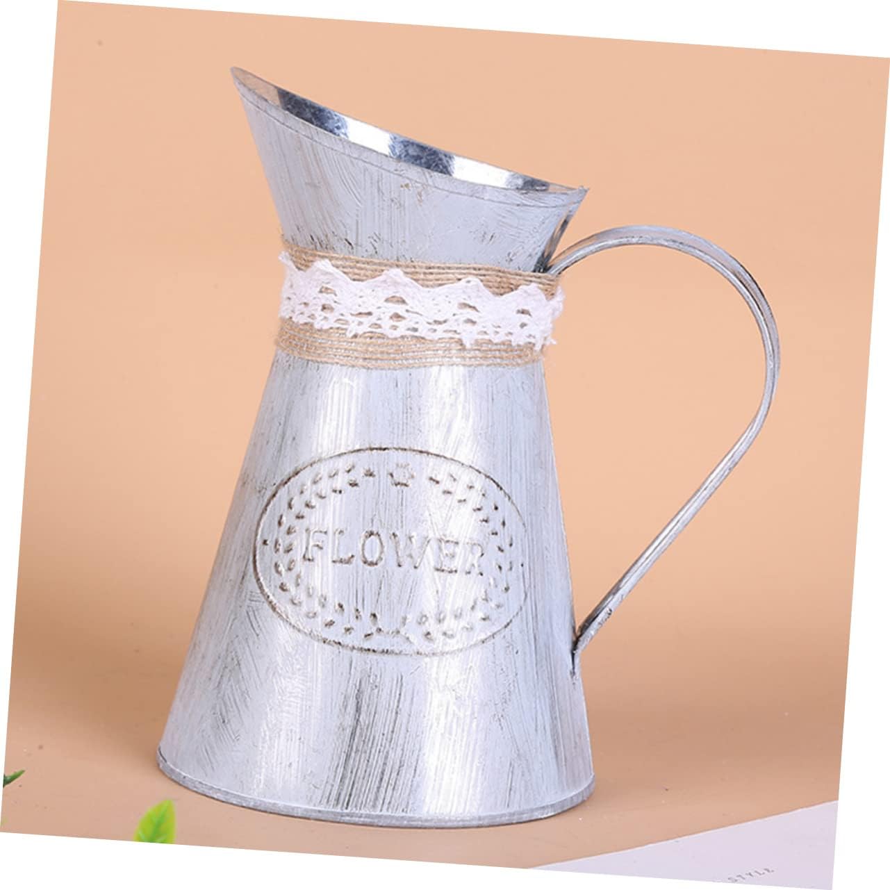 Vintage Floral Vase for Rustic Decor